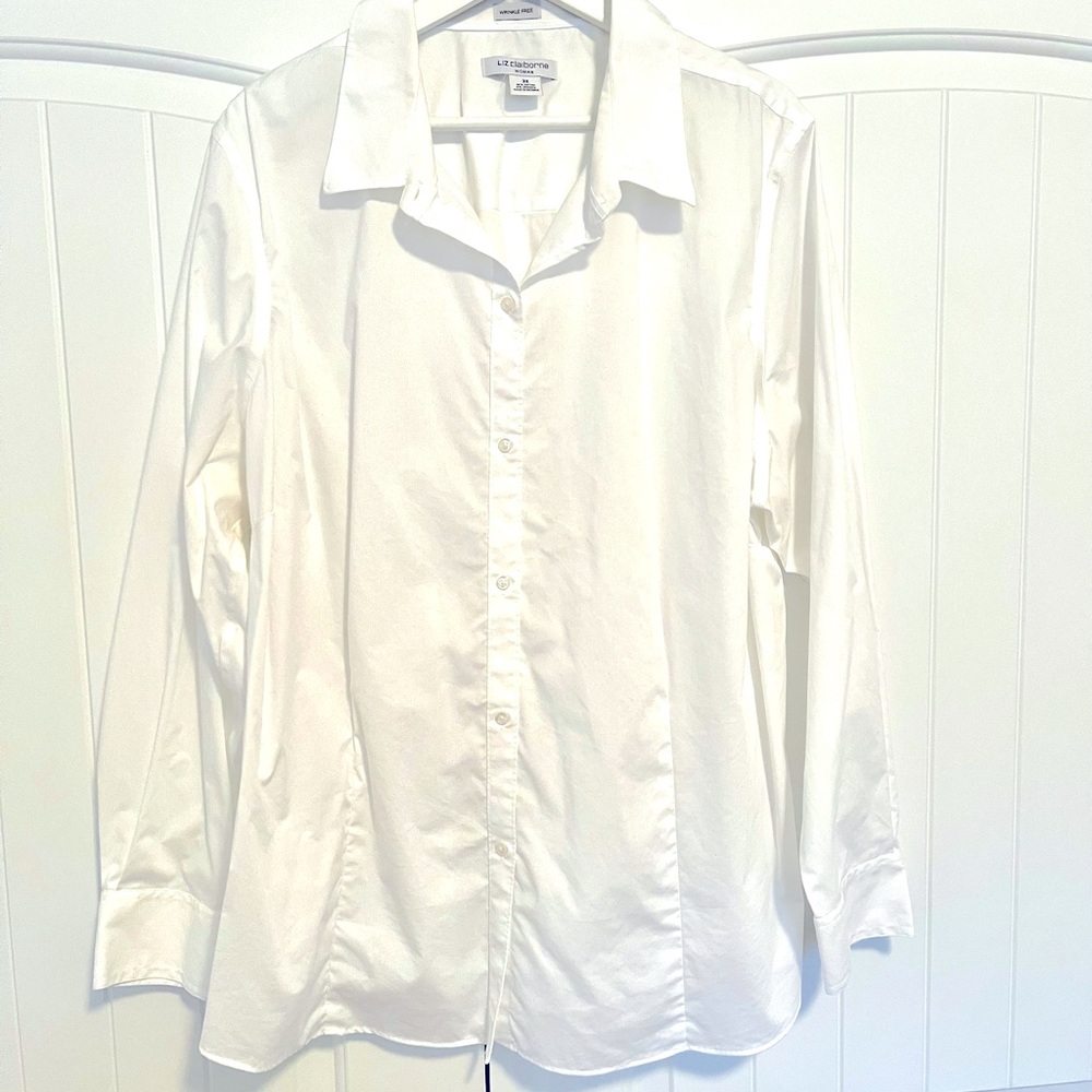 Liz Claiborne 2x Wrinkle Free Blouse